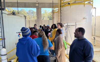 Heritage High School Visits Rockdale Water Resources Water Treatment Plant