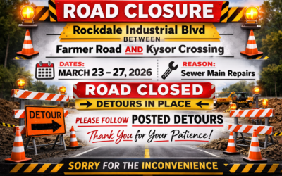 Notice of Road Closures and Traffic Delays