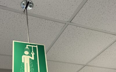 🚿 SAFETY SPOTLIGHT: Emergency Showers in the Water Treatment Laboratory